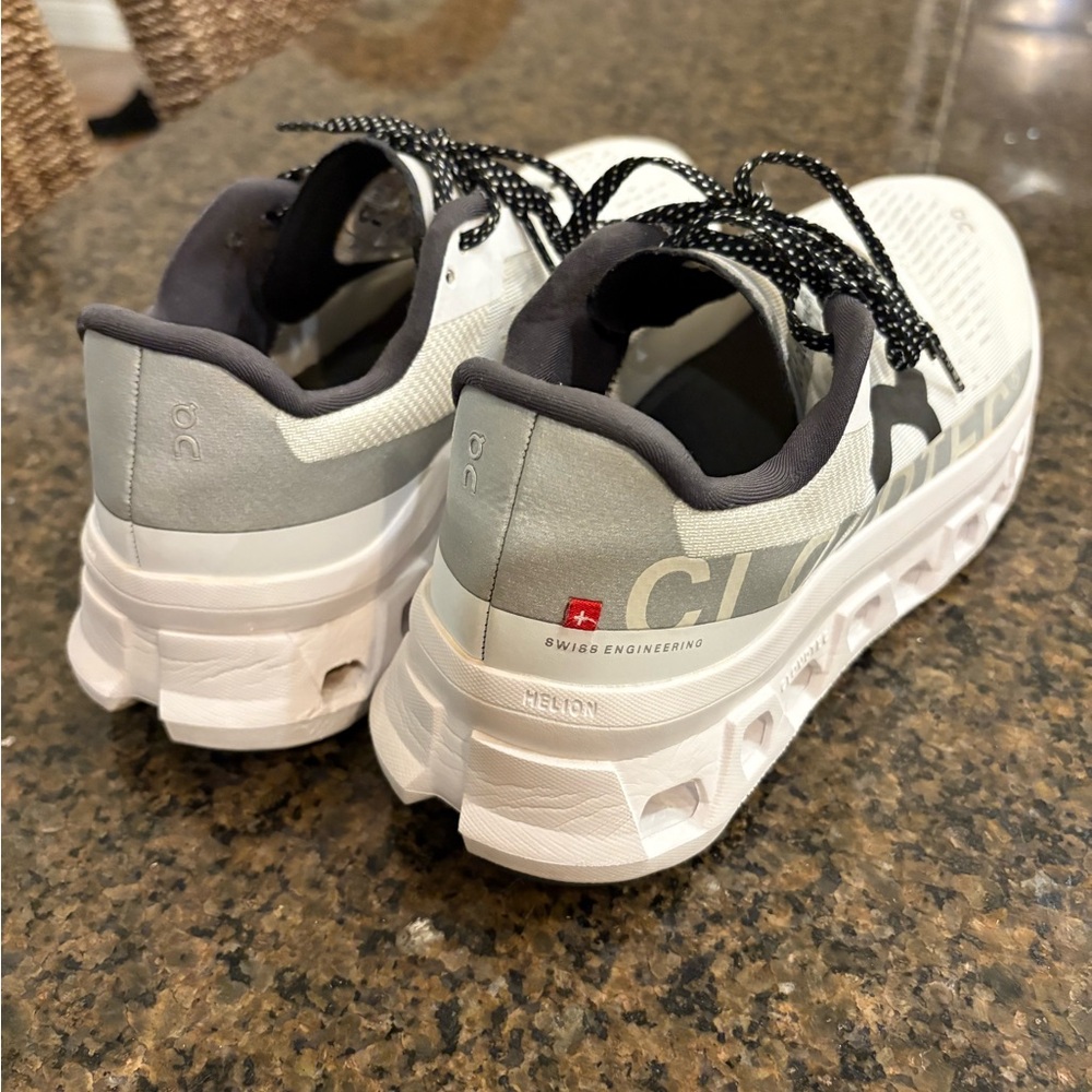 On Cloud Cloudtec Cloudmonster White/Black, Men’s… - image 3